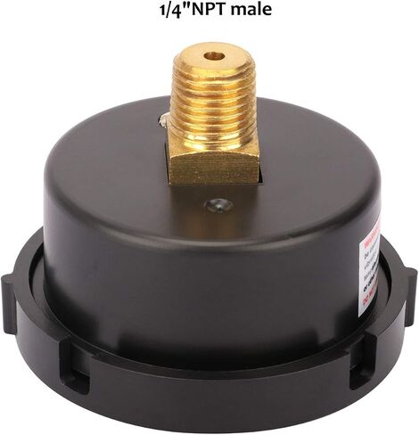 Measureman 2" Swimming Pool Pressure Gauge, 1/4"NPT Lower Mount, 0-60psi/kpa, Plastic Case in Saudi Arabia