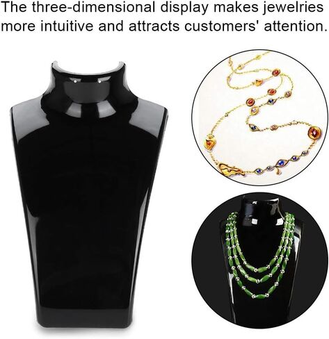 Mannequin Jewelry Display, Pendant Necklace Holder Mannequin Head Jewelry Display Stand, Bust Earrings Plastic Mannequin Stand in Saudi Arabia