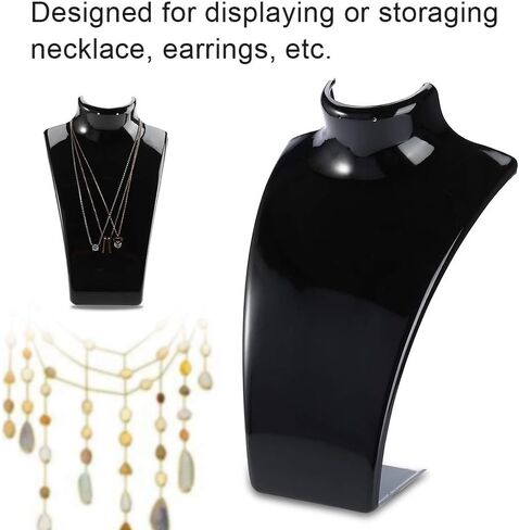 Mannequin Jewelry Display, Pendant Necklace Holder Mannequin Head Jewelry Display Stand, Bust Earrings Plastic Mannequin Stand in Saudi Arabia