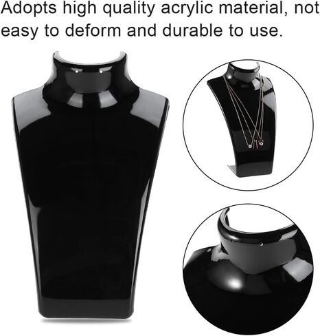 Mannequin Jewelry Display, Pendant Necklace Holder Mannequin Head Jewelry Display Stand, Bust Earrings Plastic Mannequin Stand in Saudi Arabia