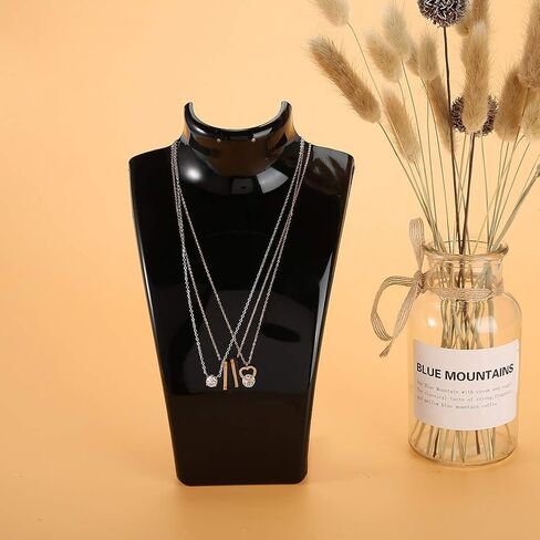 Mannequin Jewelry Display, Pendant Necklace Holder Mannequin Head Jewelry Display Stand, Bust Earrings Plastic Mannequin Stand in Saudi Arabia