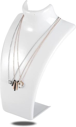 عرض مجوهرات عارضة أزياء، حامل قلادة قلادة حامل عرض مجوهرات رأس عارضة أزياء، حامل عارضة أزياء بلاستيكي لأقراط التمثال in Kuwait