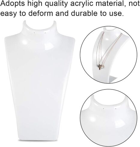 عرض مجوهرات عارضة أزياء، حامل قلادة قلادة حامل عرض مجوهرات رأس عارضة أزياء، حامل عارضة أزياء بلاستيكي لأقراط التمثال in Kuwait
