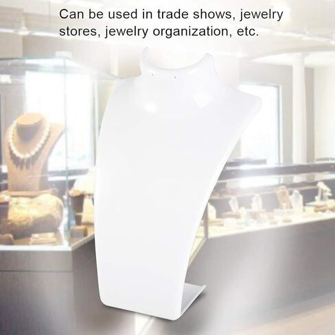 عرض مجوهرات عارضة أزياء، حامل قلادة قلادة حامل عرض مجوهرات رأس عارضة أزياء، حامل عارضة أزياء بلاستيكي لأقراط التمثال in Kuwait