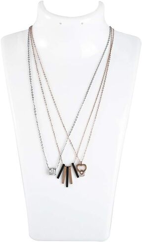 عرض مجوهرات عارضة أزياء، حامل قلادة قلادة حامل عرض مجوهرات رأس عارضة أزياء، حامل عارضة أزياء بلاستيكي لأقراط التمثال in Kuwait