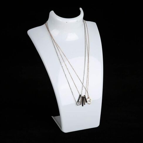 عرض مجوهرات عارضة أزياء، حامل قلادة قلادة حامل عرض مجوهرات رأس عارضة أزياء، حامل عارضة أزياء بلاستيكي لأقراط التمثال in Kuwait