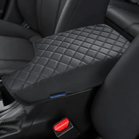 ISSYAUTO Center Console Cover Compatible with 2018-2023 Subaru Crosstrek/2017-2023 Impreza, Leather Armrest lid Cover Arm Rest Covering for Car, Well-Make Durable Middle Console Cover in Saudi Arabia
