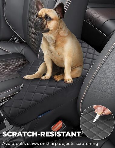 ISSYAUTO Center Console Cover Compatible with 2018-2023 Subaru Crosstrek/2017-2023 Impreza, Leather Armrest lid Cover Arm Rest Covering for Car, Well-Make Durable Middle Console Cover in Saudi Arabia