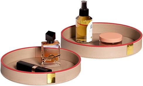 Leather Tray Desktop Storage Catchall Organizer Decorative Tray for Entryway Table to Hold Jewelry in Saudi Arabia