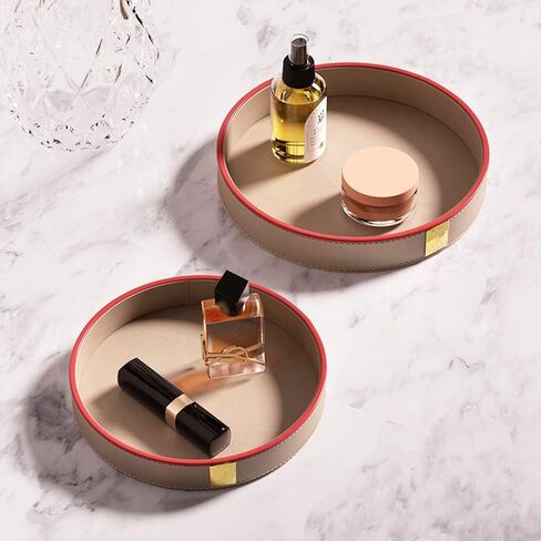 Leather Tray Desktop Storage Catchall Organizer Decorative Tray for Entryway Table to Hold Jewelry in Saudi Arabia