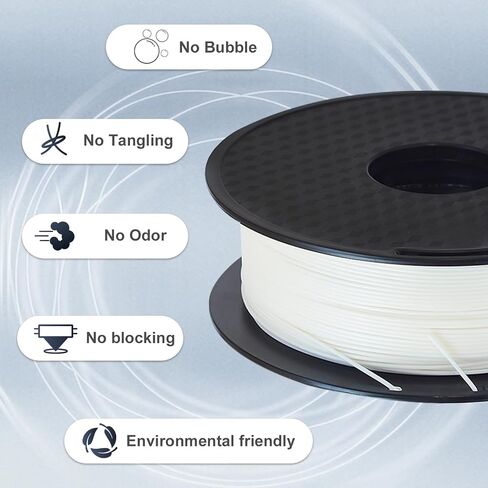 3D Printer Filament Bundle 2KG, Black PLA+ Filament 1.75mm 1kg(2.2lbs) Spool, 2 Spools Pack, High Toughness Vacuum Packaging 3D Printing Filament (PLA Plus Black*2) in Saudi Arabia