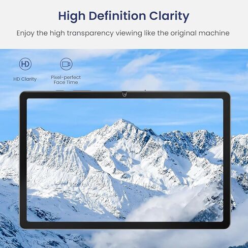 [عبوة من قطعتين] واقي شاشة لجهاز Galaxy Tab A9 8.7 بوصة 2023، واقي غشاء من الزجاج المقوى لجهاز Samsung Tablet A9 موديل SM-X110/X115/117 مضاد للخدش وصلابة 9H خالية من الفقاعات in Kuwait