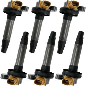 6Pcs DG549 BL3Z-12029-C Ignition Coils for Ford Mustang Edge Flex Fusion Taurus Taurus X, for Lincoln MKS MKT MKK MKZ, for Mazda 6 Mazda CX-9, for Mercury Sable DG-549 C1814 UF646
