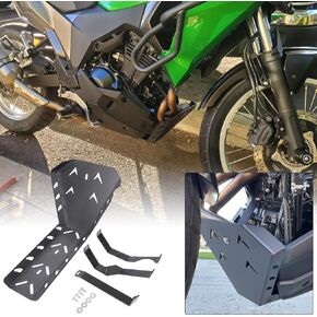 واقي محرك الدراجة النارية Bash Skid Plate Frame Guard حماية هيكل الألومنيوم متوافق مع K.awasaki Ve-rsys-X 300 Ve-rsys X300 KLE 300 KLE300 2017-2023 in Kuwait