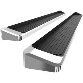 APS (Silver Running Board Running Boards Side Bars Side Steps Compatible with Toyota 4Runner 2010-2013 SR5 & 10-24 Limited & 19-24 Nightshade Edition