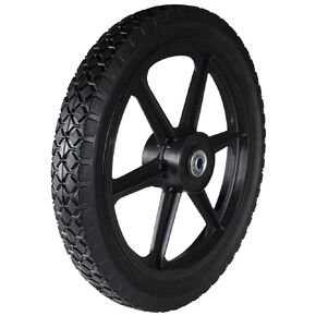 Stens 205-512 High Wheel with Bearing, Black
