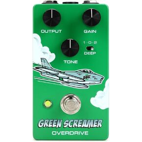 BBE Green Screamer V2 Overdrive Pedal for Electric Guitar - Ultimate Distortion & Overdrive Effects, Compact Design, Mini Tube Screamer