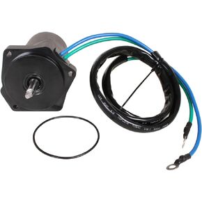 Boat Engine 6CJ-43880-10 6CJ-43880-11 6CJ-43880-12 6CJ-43880-13 Trim Tilt Motor for Yamaha 50HP 60HP 70HP F40 F50 F60 F70 FT50 FT60 Outboard Motor, 2 Wire, 3 Bolt, 12 Volt