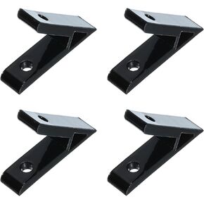 uxcell 2Pcs 45 Degree Angle Aluminum Profile Corner Brackets, Corner Brace Joint Connectors for 2020 Series (Black)