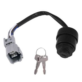 Ignition Key Switch 27005-0585 27005-0643 27005-0036 Fits for Kawasaki 2015-2021 KAF820 Mule Pro FX FXR FXT 2016-2019 KAF1000 Mule Pro DX DXT 2008-2020 KRF KRT 750 800 Teryx