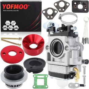 15mm Carburetor for 33cc 43cc 47cc 49cc 50cc 52cc 2-stroke Engine Pit Dirt Pocket Mini Kids Bike ATV Scooter Chopper Quad Go Kart