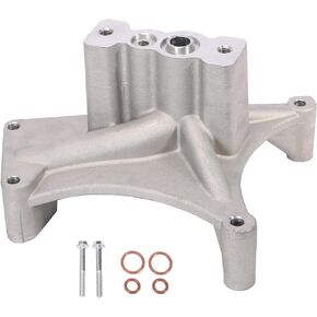 Non EBP Valve Turbo Pedestal Kit, Turbocharger Pedestal w/O-Rings and Bolts fits for Ford Powerstroke Diesel 7.3L Engine 1999.5-2003, fits for F250 Super Duty/F350 Super Duty/E350 Club Wagon/Excursion