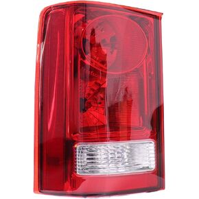 Rear Left Driver Side Tail Light Assembly Compatible with 2009-2015 Honda Pilot Taillight Bulb and Wiring Harness Included, Replace OE 33550-SZA-A01 HO2800174 33550SZAA01