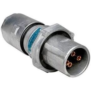 Crouse-Hinds APJ6485 3-Wire/4-Pole Arktite شديد التحمل 60 أمبير قابس كسر الدائرة مع قبضة الكابل وبطانة النيوبرين من Crouse-Hinds