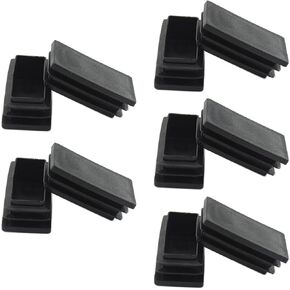 10 PCS Square Plastic Plugs,ULIFESTAR Glide Insert Pipe Tubing End Cap,Plastic Tubing Plug,Durable Chair Glide for Chair Table Stool Leg,Pipe,Stainless Steel Tubing,Tube Pipe Hole 25x25mm/1x1''