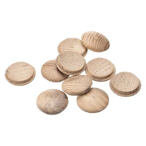 uxcell Wood Plugs, 10Pcs 40 x 35 mm - Red Oak Wood Button Top Plugs, Screw Hole Covers, Decorative Wooden Cover for Stair Chair Craft Furniture Woodworking