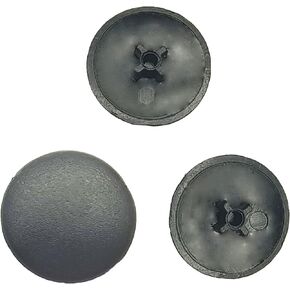 200 Pcs Black Plastic Nut Cover Snap,Cam Lock Screw Protection Cap,Decorative Nut Cover,for Cabinet Drawer Dresser and Wardrobe Furniture.