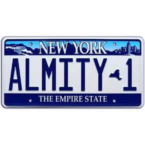 Bruce Almighty | ALMITY1 | Metal Stamped License Plate