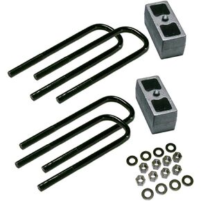 Superlift 3" Block Kit for Ford F-250/F-350 | Rear Lift Blocks, U-Bolts, & Hardware | 9087 | Fits 2011-2016 Ford F-250 / F-350 with Top Mounted Overloads