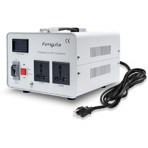 Voltage Converter Transformer Step-up/Step-Down -110V to 220V/220V to 110V Power Converter - Fully Grounded in The United States - Universal Socket, (3000W（220V-110V）)