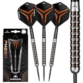 Mission Pheon Black & Bronze Electro 90% Darts 22 g