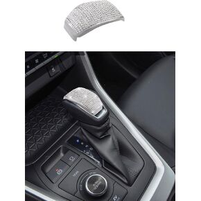 CONGCONG Car Shifter Gear Lever Rhinestone Bling Decals Sticker Interior Bling Accessories Compatible with Toyota RAV4 Highlander Venza