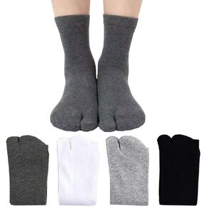 Flip Flop Socks Tabi Split Toe Socks Elastic Cotton Tabi Socks for Men Women