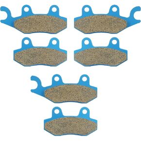 Brake Pads Ceramic Organic for CAN-AM Commander 800 R 1000 STD X XT XT-P 2011-2015, for Kawasaki KVF 650 F Brute Force 4x4i H7F/H8F 750 A/B Teryx Fi 4x4 LE Brute Force 2006-2022 Front & Rear 3 Sets