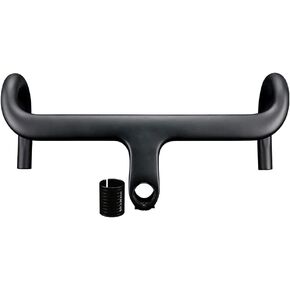 Alfa Pasca Aero Bars for Road Bike Road Bike Integrated Handlebars OD2 28.6/31.8mm Internal Routing Bicycle Handlebars UD Matte 400x90mm