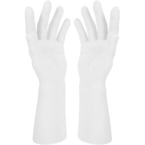 UKCOCO Desktop Stand Home Decor Desktop Accessories 2Pcs Male Mannequin ring display mannequin hand hand ring holder jewelry hand stand Hand Vinyl Jewelry Jewelry Organizer Stand