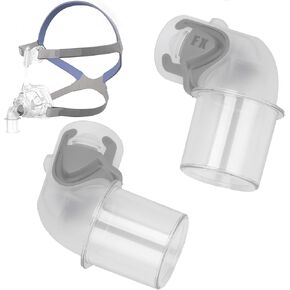 2Pack Replacement Elbow Connector for Mirage FX, Replacement Elbow Connector Assembly Accessory Fit for Mirage FX Nasal