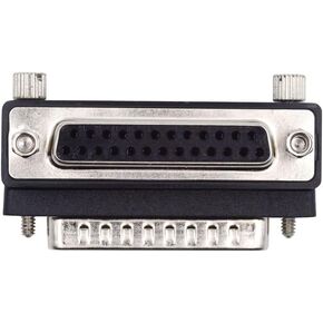 Xiwai DB25pin LPT AES/EBU ذكر الجوز إلى أنثى المسمار تمديد محول مهايئ مسلسل DB موصل DSUB بالتوازي حتى 90 درجة بزاوية