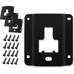 4PCS Truck Bed Cargo Tie Down Brackets Compatible with 2015-Present Ford F150 F250 F350, Replacement for Ford FL3Z-9928408-AB Bed Load Hook Reinforcement Panel with 16 Anti-Theft Screws