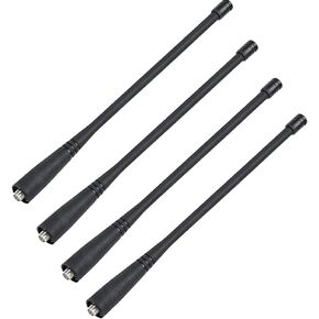 Dual Band Antenna 136-174/400-520MHz SMA-Female 6.7Inch Original Antenna for Baofeng UV-82 UV-5R Walkie Talkie(4 Pack)
