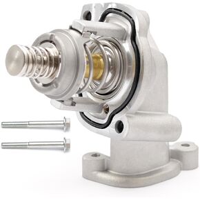 15-81889 12678784 Engine Coolant Thermostat and Housing Assembly Compatible with Cadlac 2016-2022, Part Number 12670209 12673280 12678784 12647180 12670209