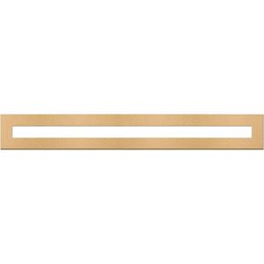 Fulmoon 4 x 92 Inch Parking Lot Line Stencil Pavement Straight Line Stencil Reusable Parking Template for Parking Lot and Pavement Lines (Brown, Cardboard)