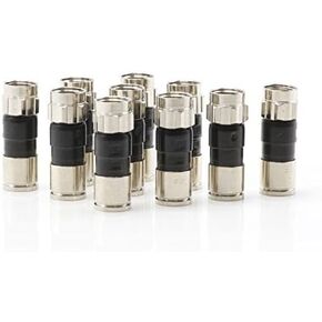 PPC SignalTight EX6XLPLUS Coaxial Fittings, 10 Count