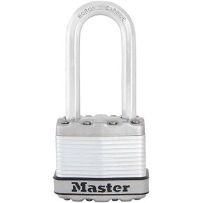 Master Lock M1XDLH Magnum Heavy Duty Padlock with Key, 1 Pack, Silver