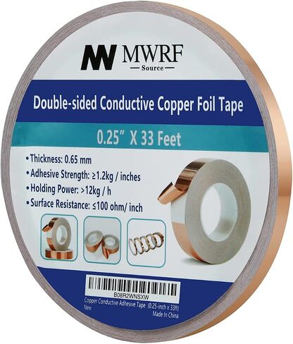Copper Conductive Adhesive Tape (0.5 inch x 66 ft) in Saudi Arabia