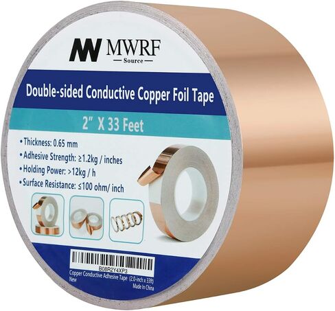 Copper Conductive Adhesive Tape (0.5 inch x 66 ft) in Saudi Arabia